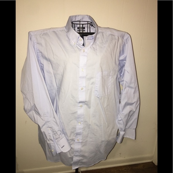 Izod size XL  blue long sleeve button down casual all over stretch regular fit - Picture 1 of 11